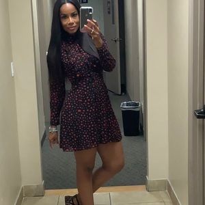 TopShop~ Button up mini collar dress